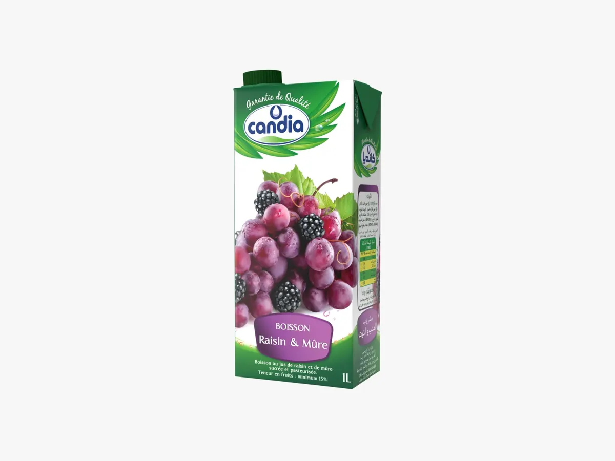 Boisson Raisin Mûres 1 L