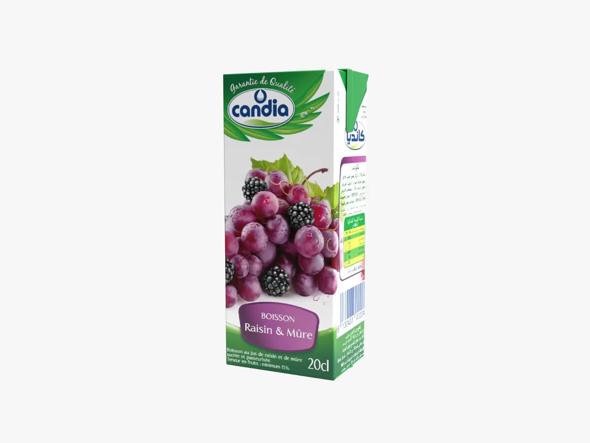 Boisson Raisin Mûres 20 cl