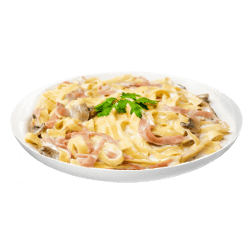 Plat de pâtes à la forestière